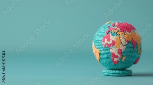 Fototapeta Global product launch on an e-commerce platform, close-up on pre-order options and international availability