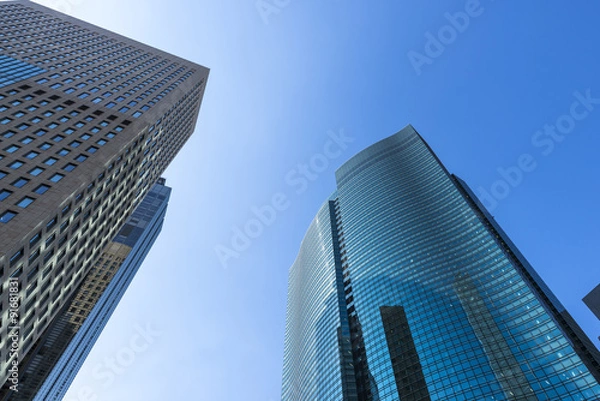 Fototapeta 汐留の高層ビル