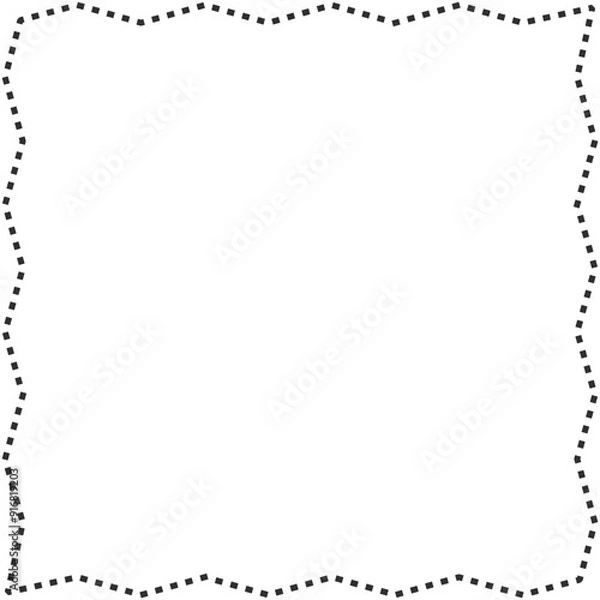 Obraz picture frame, text box, square shape in prism, rectangle shape for geometric study, text form