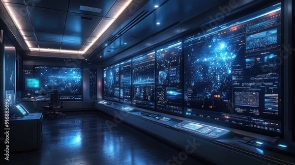 Fototapeta High-tech health management system combining robust security and advanced features