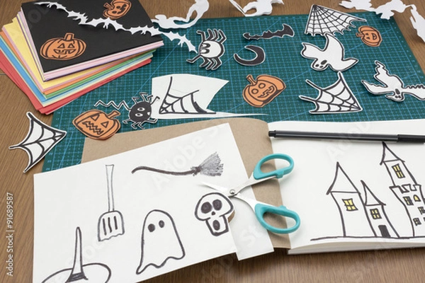 Fototapeta halloween decorations