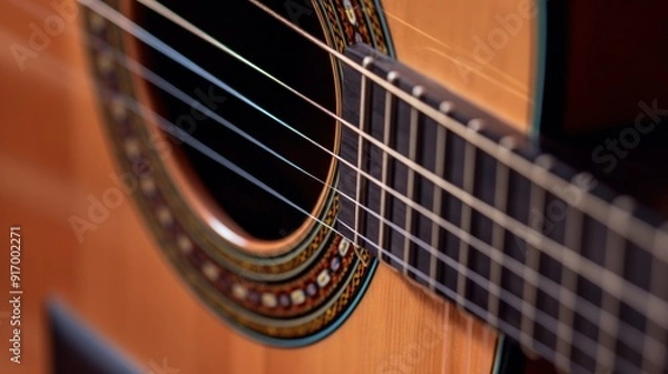 Fototapeta Close-Up of a Classical Guitar