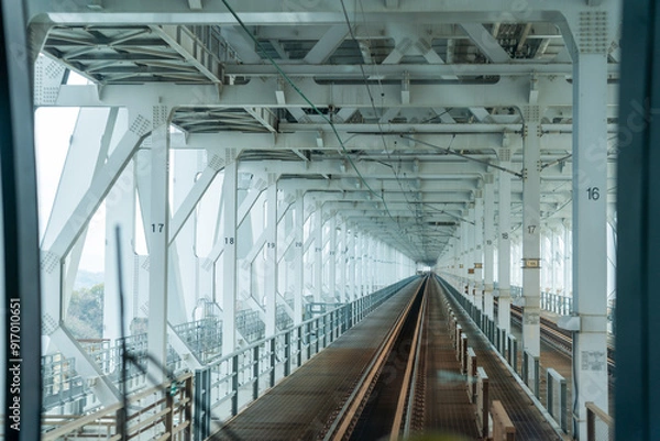 Fototapeta 快速マリンライナー（瀬戸大橋経由）