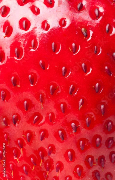 Fototapeta macro strawberry