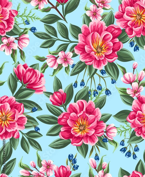 Obraz Floral seamless pattern
