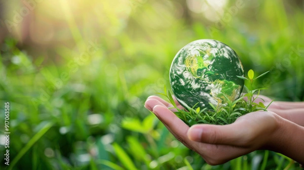 Fototapeta Tech solutions for reducing carbon emissions