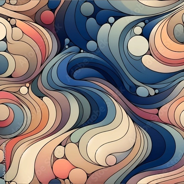 Obraz abstract background with waves