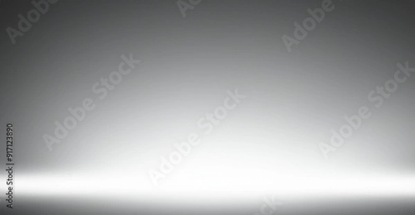 Fototapeta Trendy monochrome shades of grey abstract gradient glow light effect contemporary style decorative background texture web template design 