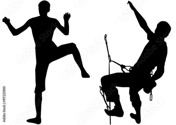 Obraz Climb in black