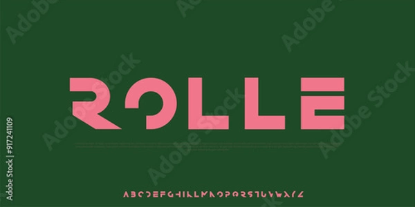 Fototapeta Vector Alphabet: Modern & Versatile Typography