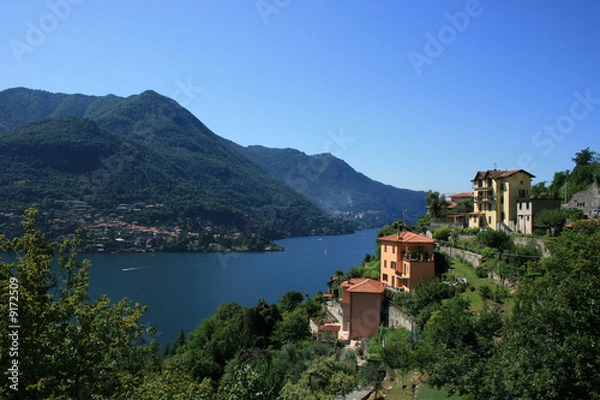 Fototapeta Lago di Como, Westküste