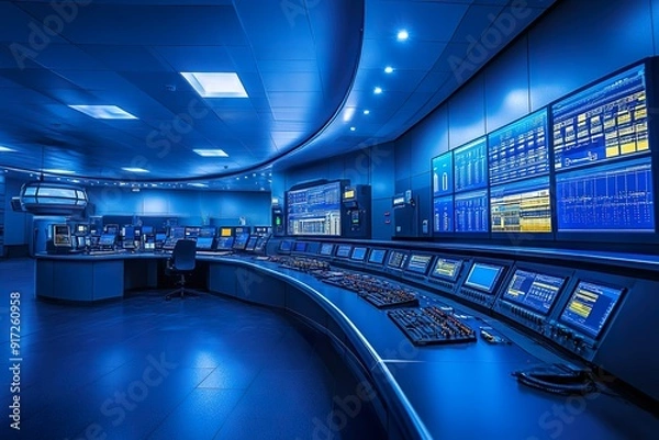 Obraz SCADA System Utilized by Engineering Operators