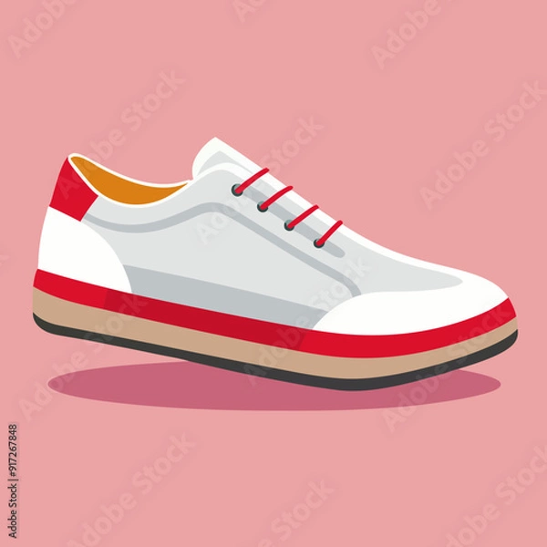 Obraz shoe  color  Silhouette Vector illustration