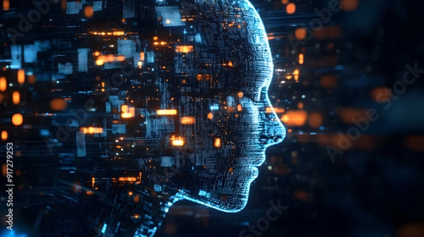 Obraz Artificial Intelligence(AI) is revolutionizing industries by enhancing efficiency,accuracy,innovation.In manufacturing,AI-driven automation optimizes production lines,reduces downtime,increases output