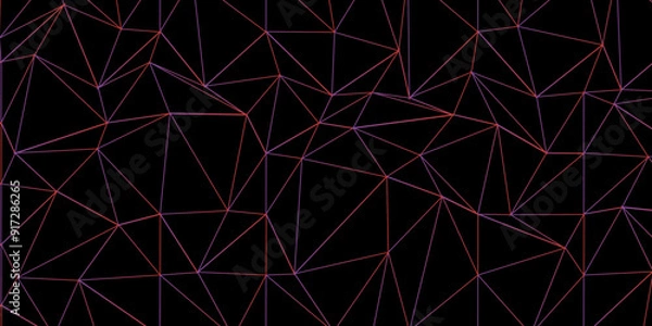 Fototapeta Hexagon geometric on a black background. Geometric abstract background with simple Hexagon elements. clean and modern science chemical theme background. hexagon geometric pattern vector illustration