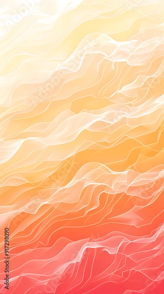 Fototapeta Mostly white orange with a gradient background