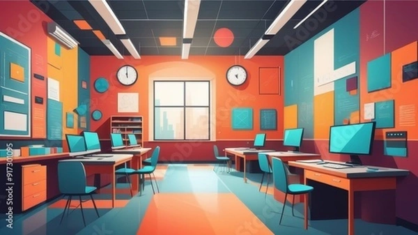 Obraz interior of a cafe