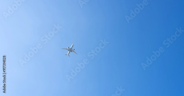 Obraz 青空を飛ぶ飛行機