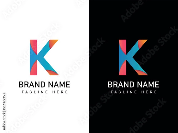 Obraz  K Letter Logo