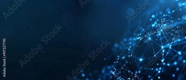 Fototapeta Abstract background of financial technology innovation generated by AI, fintech, innovation, technology, artificial intelligence, abstract, data, digital, futuristic, network
