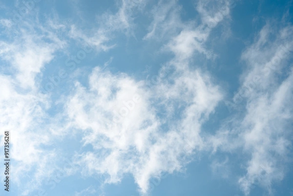 Fototapeta blue sky with clouds