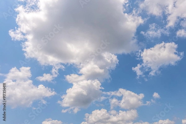 Fototapeta blue sky with clouds
