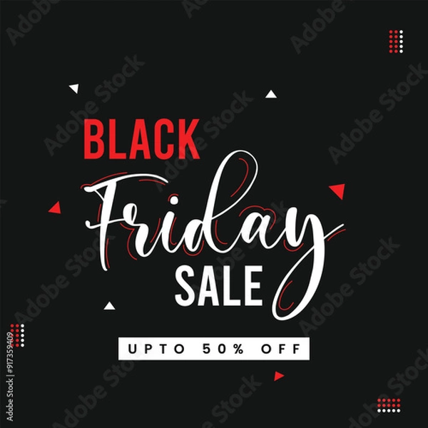 Fototapeta Black Friday social media template