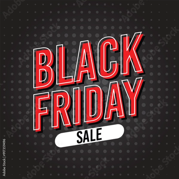 Obraz Black Friday social media template