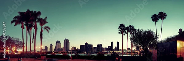 Fototapeta San Diego morning