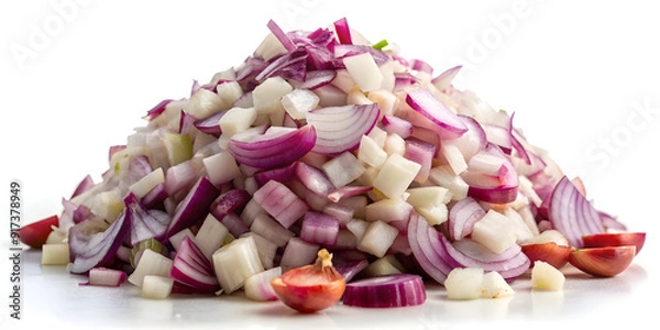 Fototapeta chopped onions