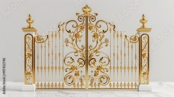 Fototapeta Blank Advertising Promotional Event Entrance Gate. 3d illustration. --chaos 40 --ar 16:9 --style raw --stylize 500 --v 6 Job ID: 6b508520-696c-424a-bb44-a9a77e1a306d