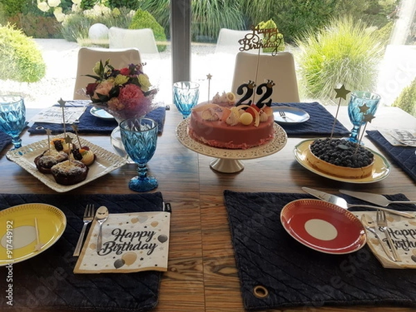 Obraz wedding table setting