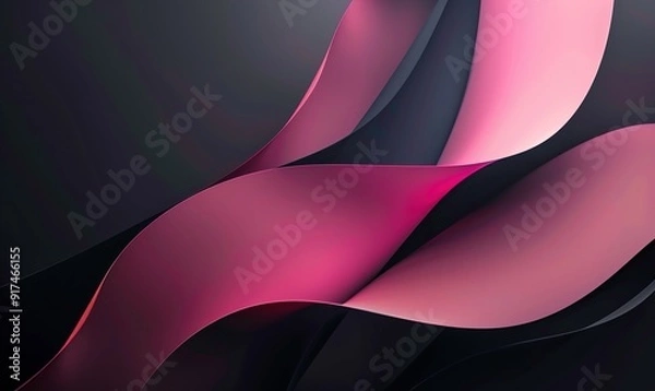 Fototapeta abstract wave background with smooth gradients bright colors dynamic elegant modern Generate AI