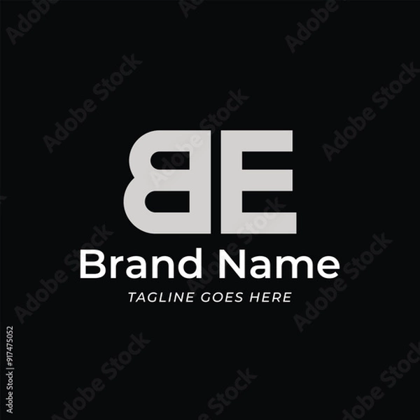 Fototapeta BE Creative Brand Logo