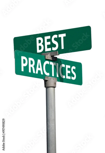 Obraz best practices sign
