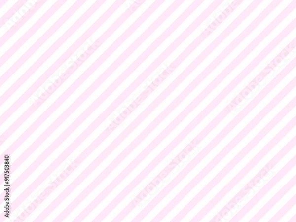 Obraz シンプル斜めストライプ背景：細ピンク