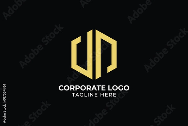 Fototapeta Building real estate logo design vector, real estate logo design with line art style. city building abstract For Logo Design Inspiration