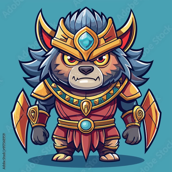 Obraz cute panda in various costumes