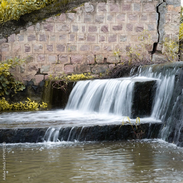 Obraz waterfall in the forest