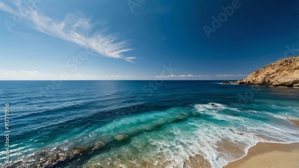 Fototapeta beach with sky