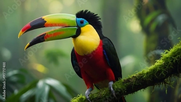 Fototapeta toucan in the jungle