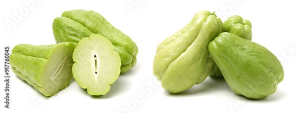 Obraz Chayote on a white background