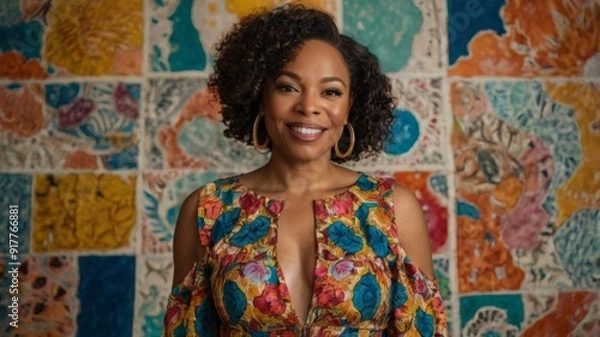 Fototapeta Empowerment and representation in media with positive and diverse imagery