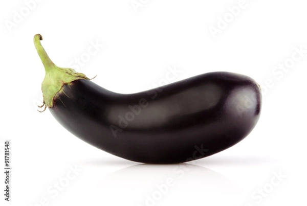 Fototapeta Fresh Eggplant isolated on white background