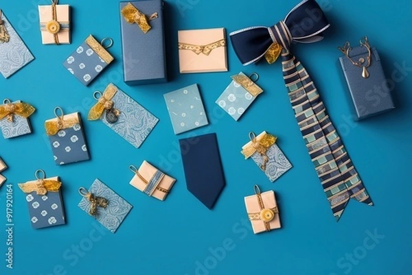 Obraz Fathers Day concept. Happy Fathers Day design, Fathers Day party background. Fathers Day Theme Background.