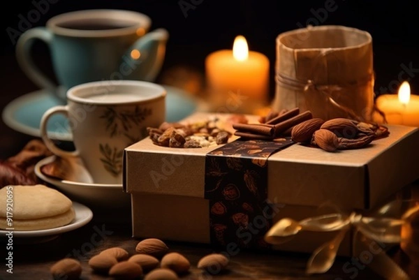 Obraz Fathers Day concept. Happy Fathers Day design, Fathers Day party background. Fathers Day Theme Background.