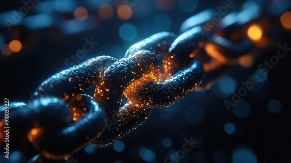 Fototapeta The Implications of Blockchain for Enhancing Transparency and Security in Digital Transactions