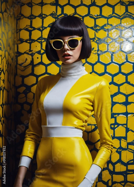 Obraz model posing in studio