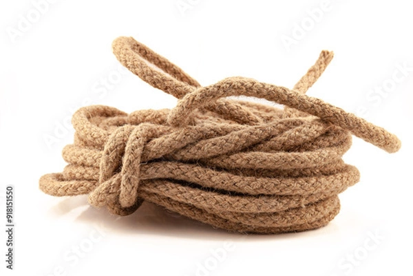 Obraz Braided jute rope