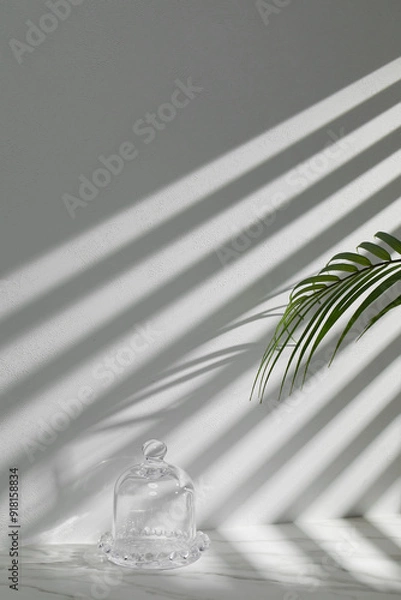 Fototapeta A sunny room with windows.
Background with multiple objects and shadows for different designs.